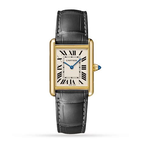 tank louis cartier watch large model|tank louis cartier watch price.